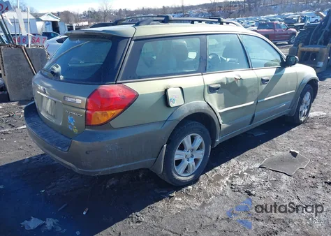 2005 Subaru Outback 2.5I from USA, damaged, VIN 4S4BP61C657388006